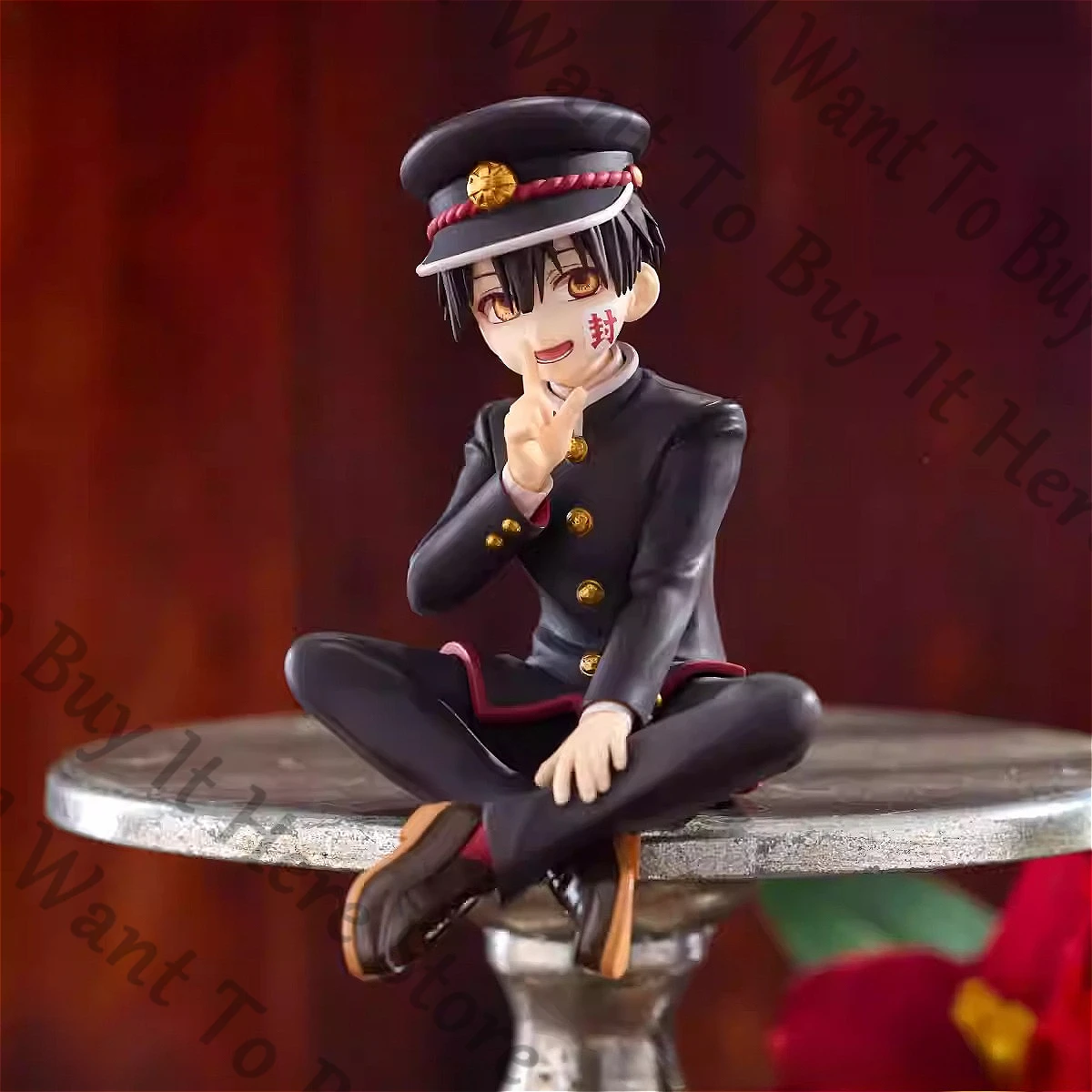

Anime Toilet-bound Hanako-kun Yugi Amane Cosplay Cartoon Sitting Position Garage Kits Desktop Ornament Figures Model Mascot Gift