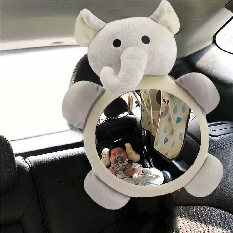 Baby Car Mirror Adjustable Safety Back Seat Rearview Facing Headrest Mount Child Kids Infant Safety Monitor Accessories Interior