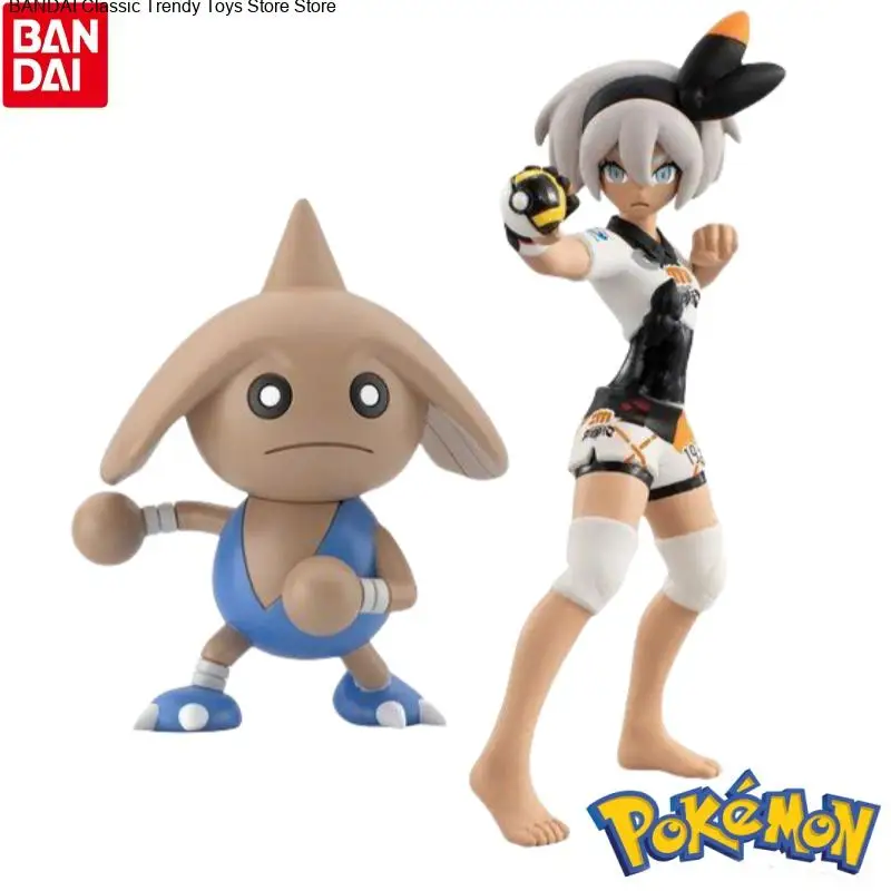 

In Stock Bandai Model Doll Brand New Boxed Pokemon Bea Hitmontop Anime Characters Original Garage Kit Collectible Action Figure