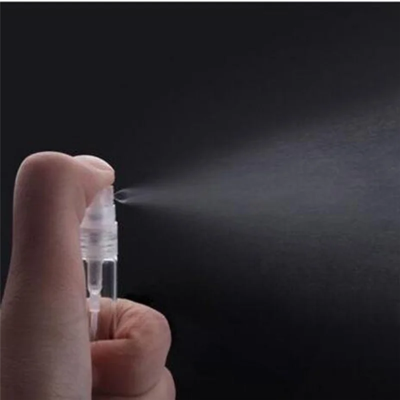 

60Pcs Mini Spray Bottle 2Ml,Refillable Plactic Spray Bottle,Perfume Mouthwash Atomizer For Cleaning Refillable Container Durable