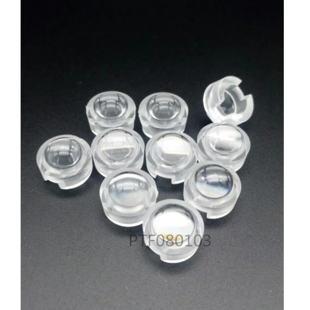 50pcs 13mm *10mm Led Lens Holder 30 45 60 90 Degree For 1w 3w LED High Power Bead Bulb