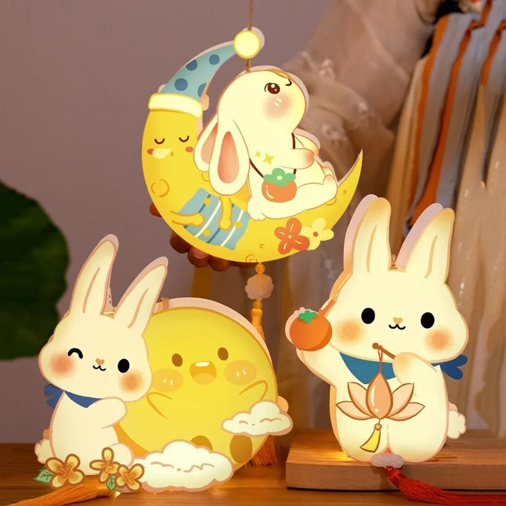

DIY Craft Middle Autumn Festival Lantern Chinese PVC Festival Lantern Material Pack Handmade Waterproof