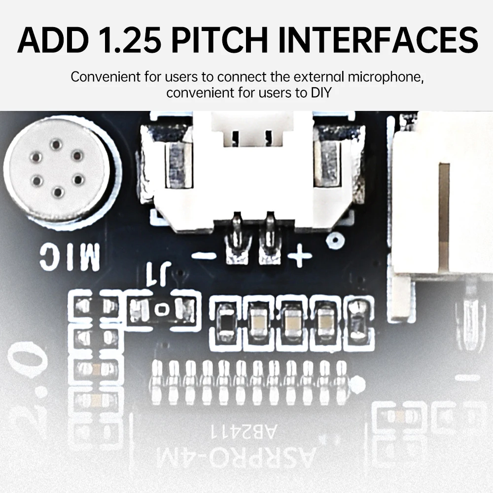 ASR-PRO2.0 Modulo scheda di sviluppo controllo riconoscimento vocale intelligente Modulo fai da te per controllo vocale domestico offline