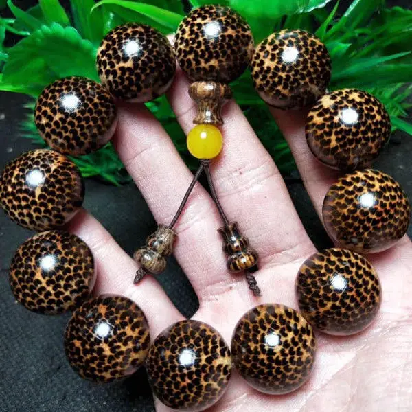 South American Snake Scale Wooden Bracelet 2.0Mm Men's Balls Hand String Longjia Wood Log Rosewood Fashion Literary Play Jewelry