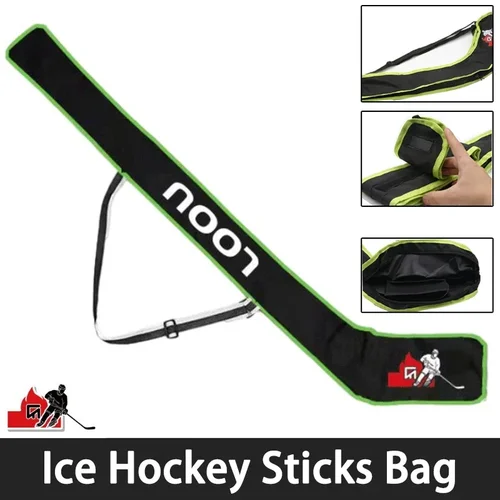 Imagen 1 del producto Bolsa portátil para palos de Hockey sobre hielo, impermeable, un hombro, accesorios para palos de Hockey de alta calidad con correa ajustable para el hombro, 1 ud.