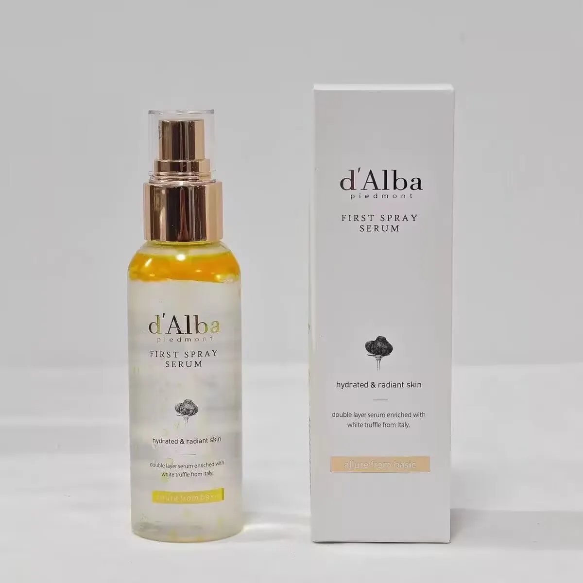 100ml Original White Truffle Skin Calming Serum Spray Lekki, odżywczy spray tonizujący D'Alba First Vital Spray Essence Spray do twarzy