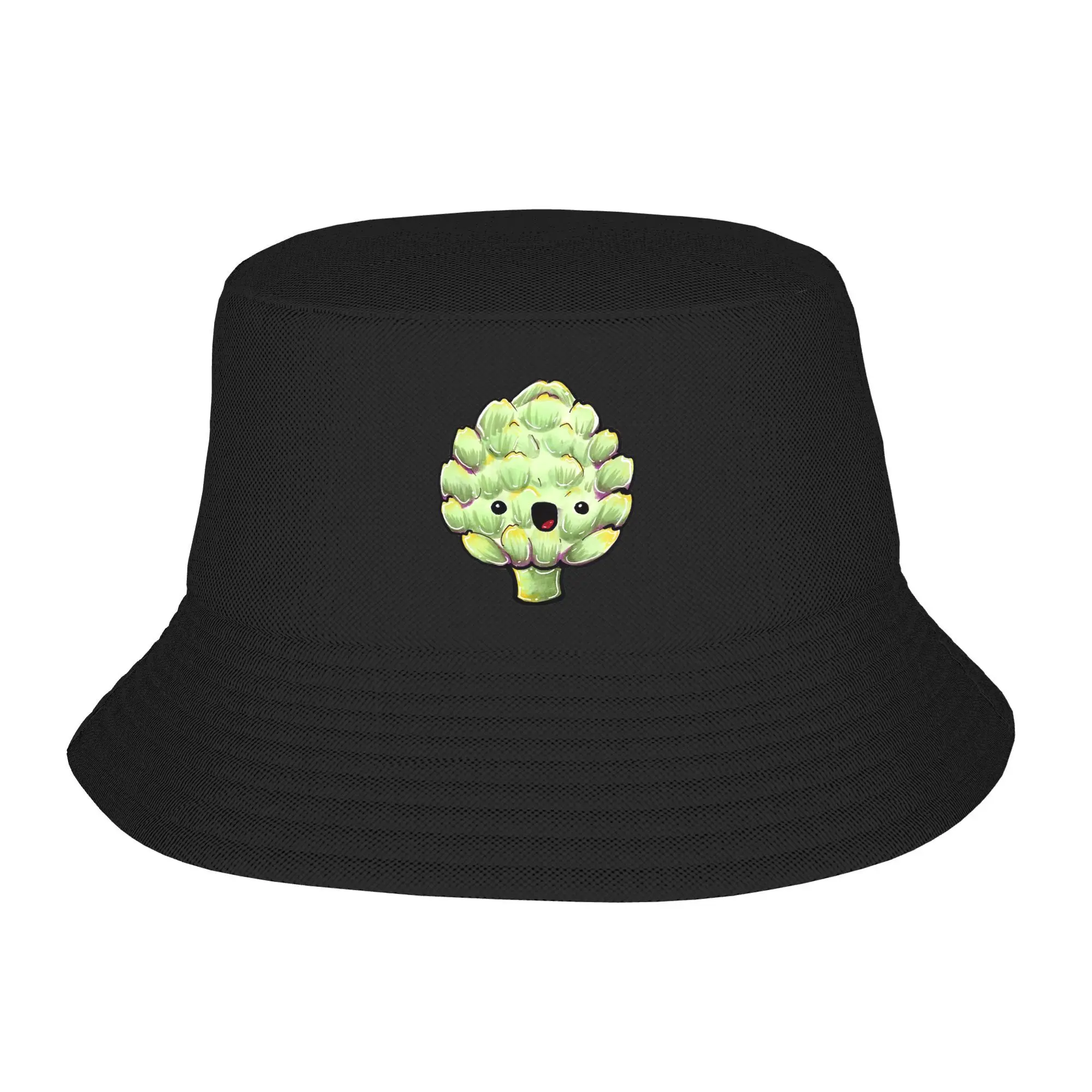 

Cute Artichoke Bucket Hat Panama Bob Hats Outdoor Fashion Autumn For Summer Beach Fishing Unisex Fisherman Caps