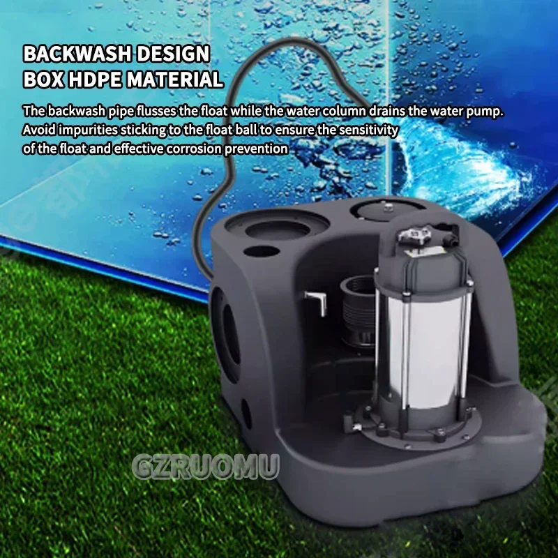 750W Household Automatic Pumping Sewage Lifter Electric Crushing Toilet Sewage Lifting Pump Motor Crushing Crushing Discharge