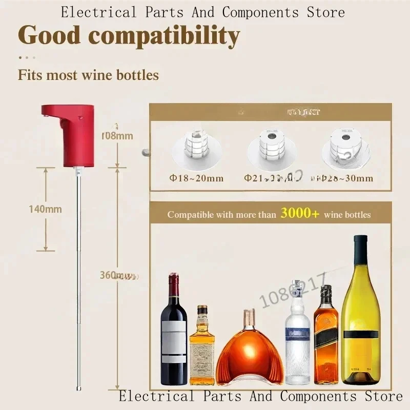 2024 New Portable Automatic Decanter Aerator And Wine Dispenser