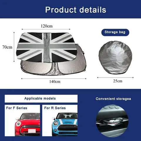 10 best sales parasol mini cooper - №4