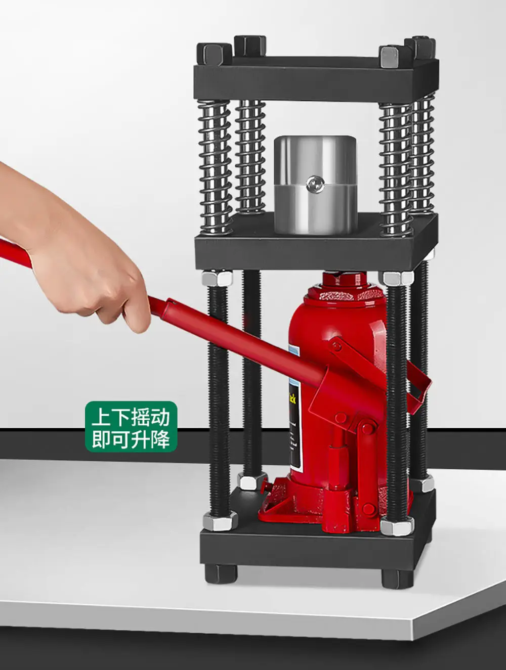 32 Ton Hydraulic Press Vertical Hydraulic Jack Gold Silver Jewelry Mold Four-Column Pressure Frame Precise And Quick Hydraulics