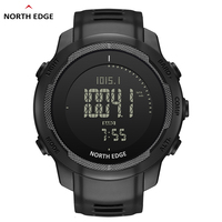 NORTH EDGE VERTICO Men's Digital Watch Carbon Fiber Case Smart Watch For Man Sports WR50M Watch Altimeter Barometer Compass
