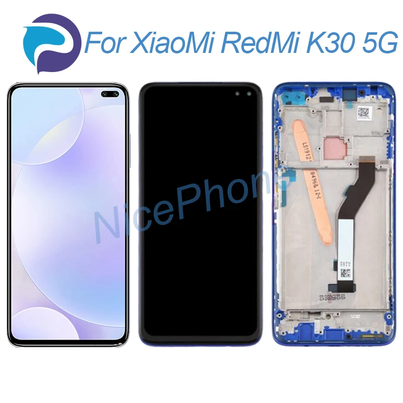 

For RedMi K30 5G LCD Screen + Touch Digitizer Display 2400*1080 M1912G7BE, M1912G7BC For RedMi K30 5G LCD Screen Display