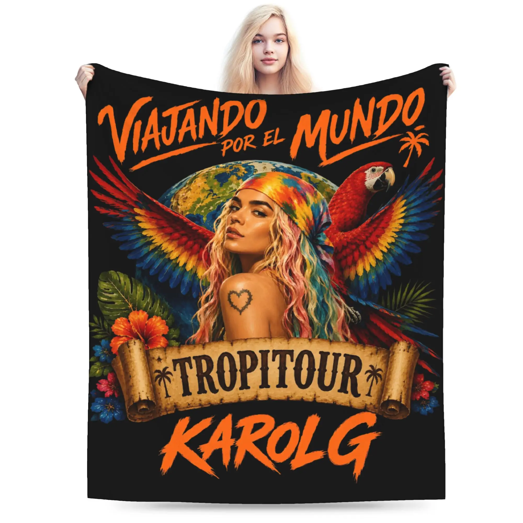 No Me Arrepiento De Sentir Tanto Karols G NMADST  Blankets Fleece  Relax Super Soft Throw Blankets for Bedding Plush Thin Quilt