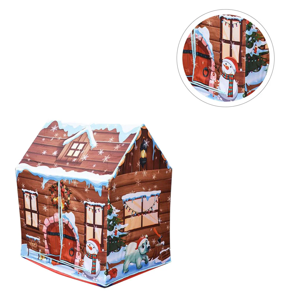 

Children's Tent Playhouse with Roll-up Door Windows Indoor Portable Foldable Ocean Balls Room for Kids Learning Baby Toddler