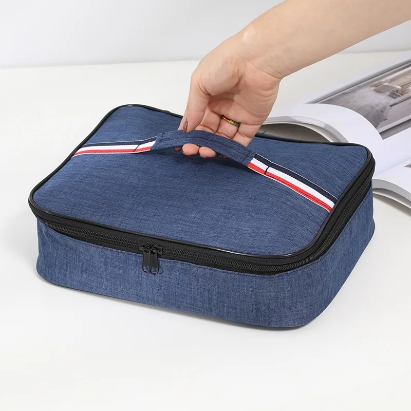 1/2/4PCS Insulated Lunch Bag Waterproof Insulated Lunch Bag Aluminium Foil Lunch Bag Student Worker Lunch Bag Insulated Tote Bag