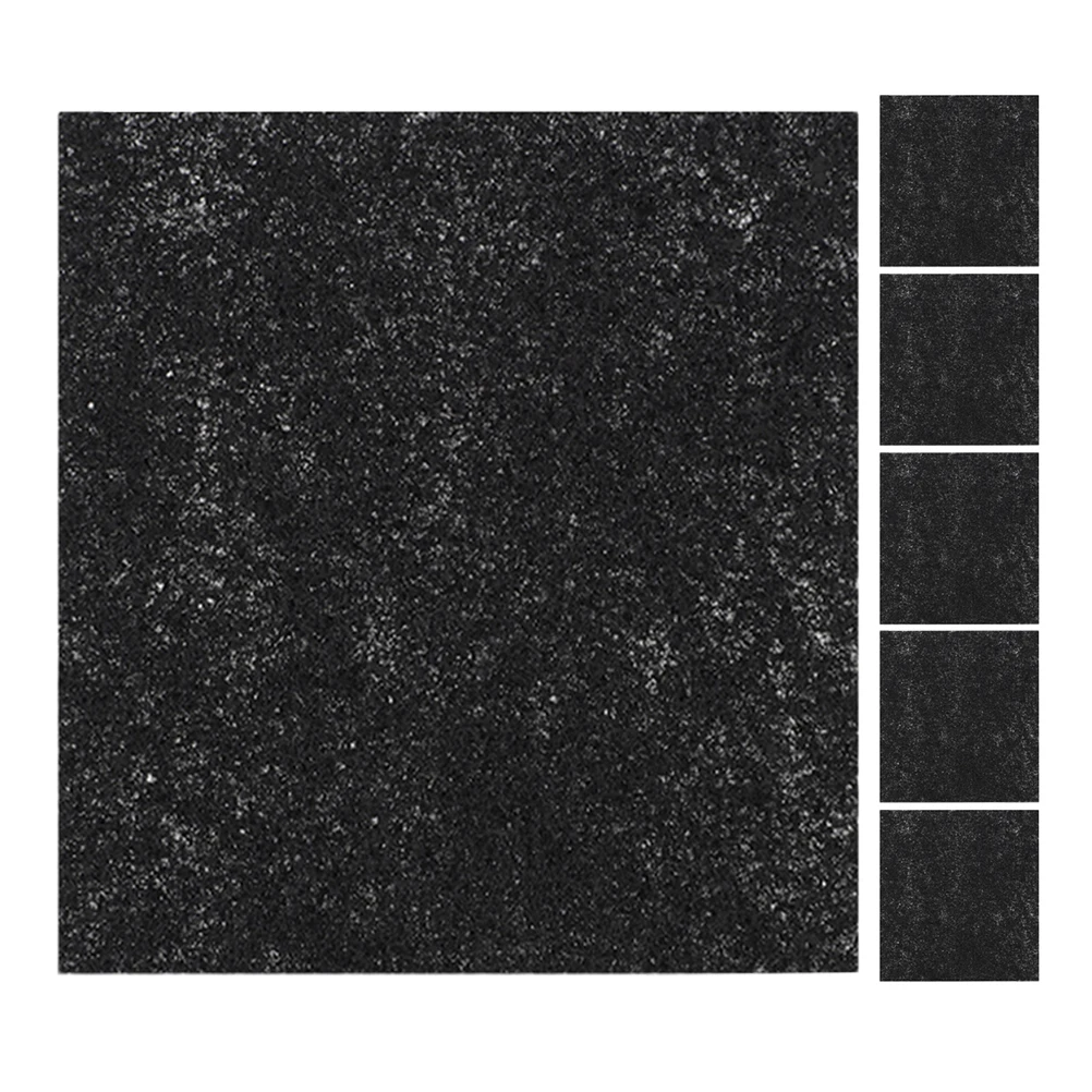 

6 PCS Cat Litter Box Filter Refills Mat Catcher Activated Charcoal Odor Control