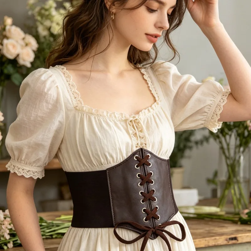 cinto-de-cintura-elastico-com-cordoes-estilo-vintage-para-mulheres-ideal-para-usar-com-vestidos-camisolas-fantasias-de-cosplay-para-festas-e-apresentacoes