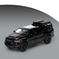 1/32 RAM 1000 TRX Mammoth Picku Alloy Car Model Sound And Light Pull Back Children's Toy Collectibles Birthday Gift
