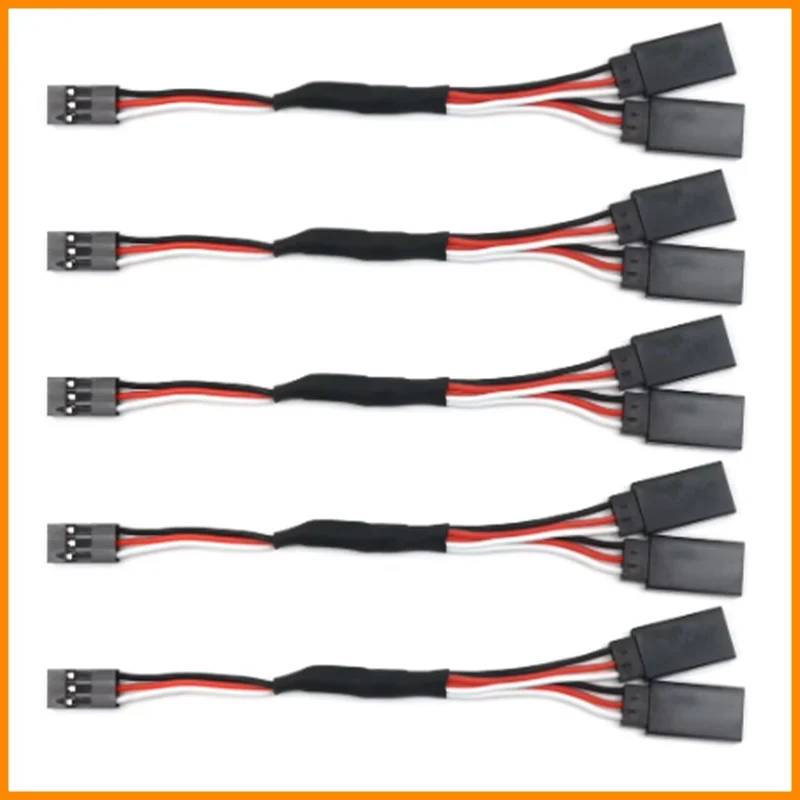 5pcs/Lot 150mm 300mm 500mm Rc Servo Y Extension Cord Cable Lead Wire For Jr Futaba Rc Battery Drone Car Boat Helicopter Airplane