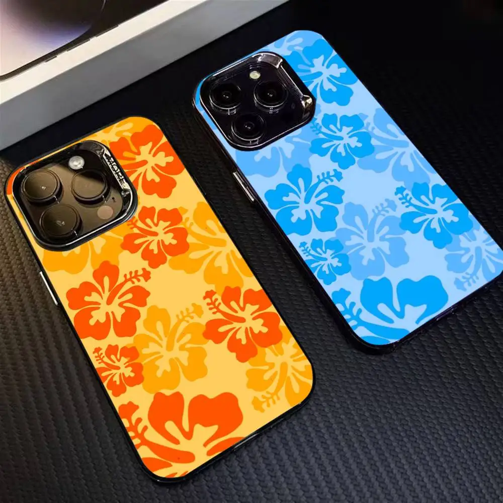 

beach maple leaves Phone Case For iPhone 16 17 15 14 12 13 Pro Max Black Color Shockproof Cover