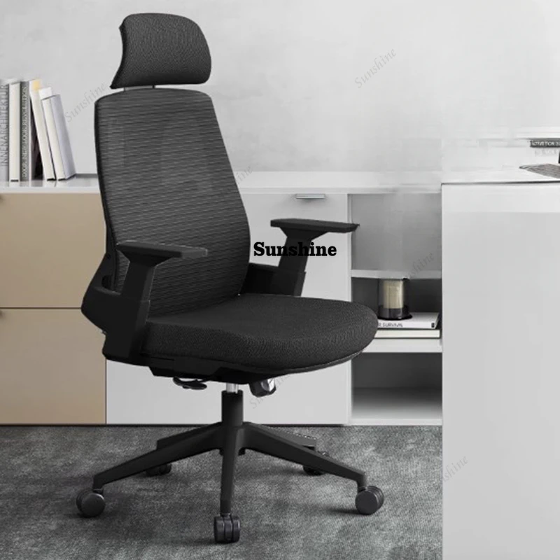 

Design Italian Nordic Office Chair White Europe Luxury Swivel Mobile Office Chair White Leather Sillas De Oficina Furniture