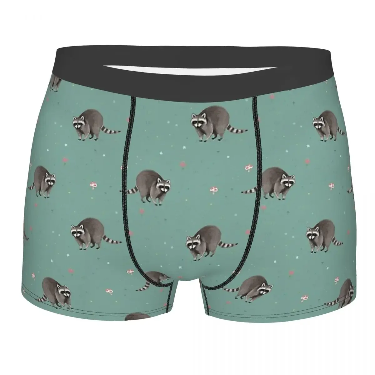 Raccoon Procyon Lotor Animal Little Underpants Homme Panties Man Underwear Comfortable Shorts Boxer Briefs