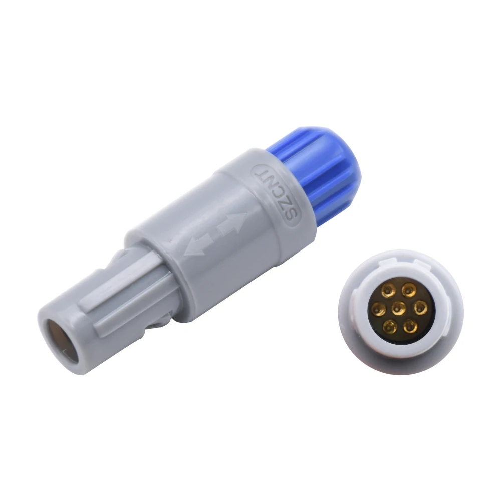 GE Vivid 7/S6/I/Q compatibele 3-Lead Snap IEC EKG-adapterkabel