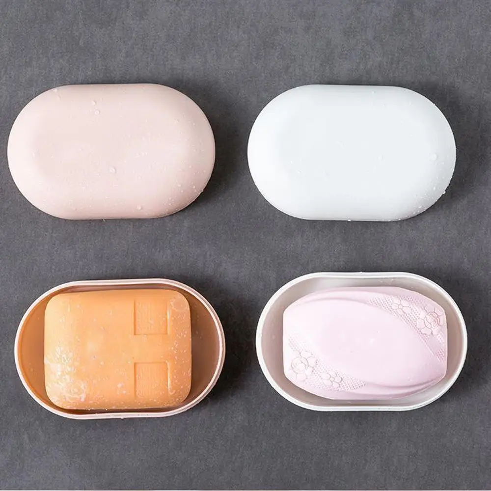 Portable With Lid Travel Soap Case Soap Box Dish Holder Bathroom Container