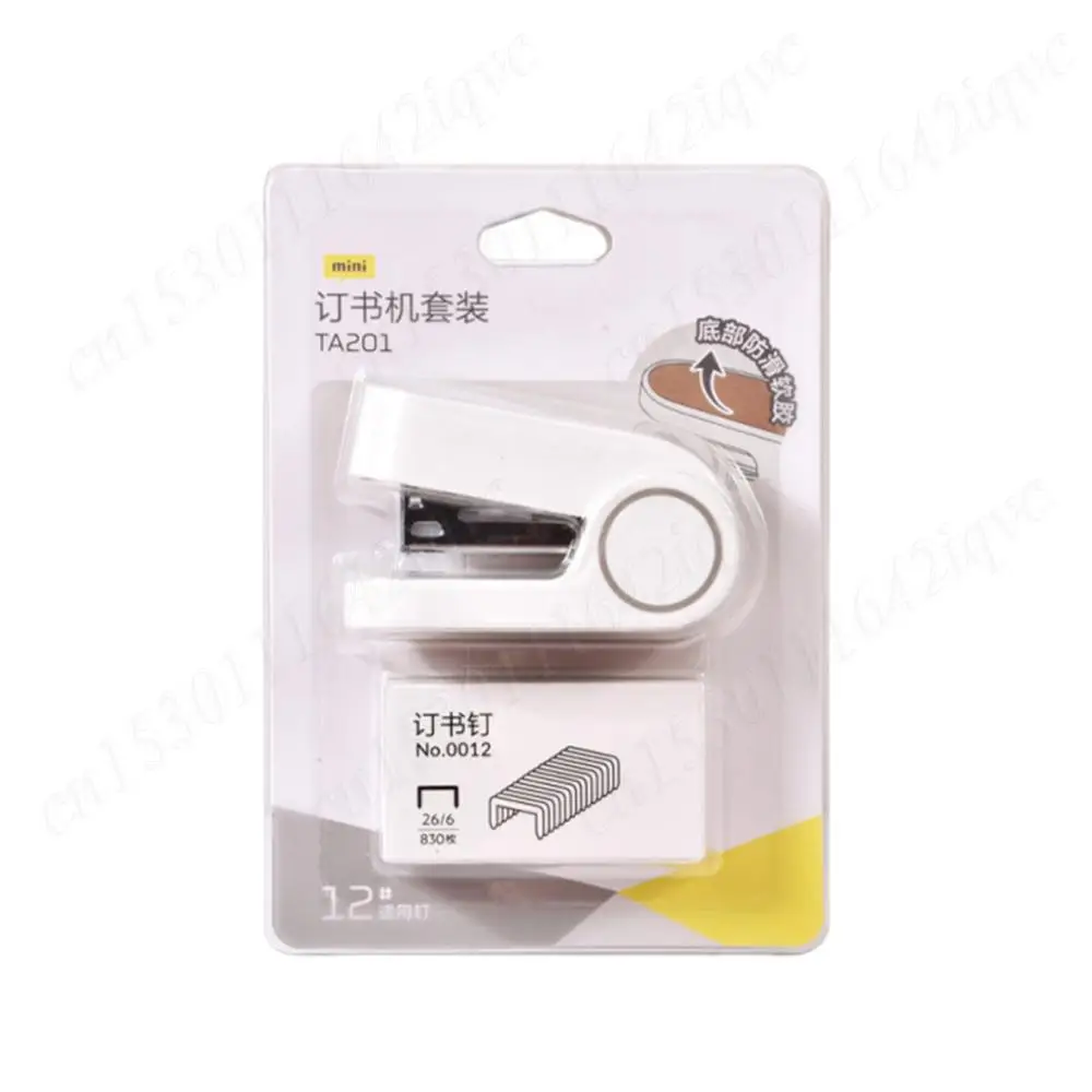 830 ستابلز مجموعة كباسات القرطاسية آلة تجليد الكتب الصغيرة دباسة محمولة اللوازم المدرسية الجمالية أوراق العمل مذكرة ملزمة #6