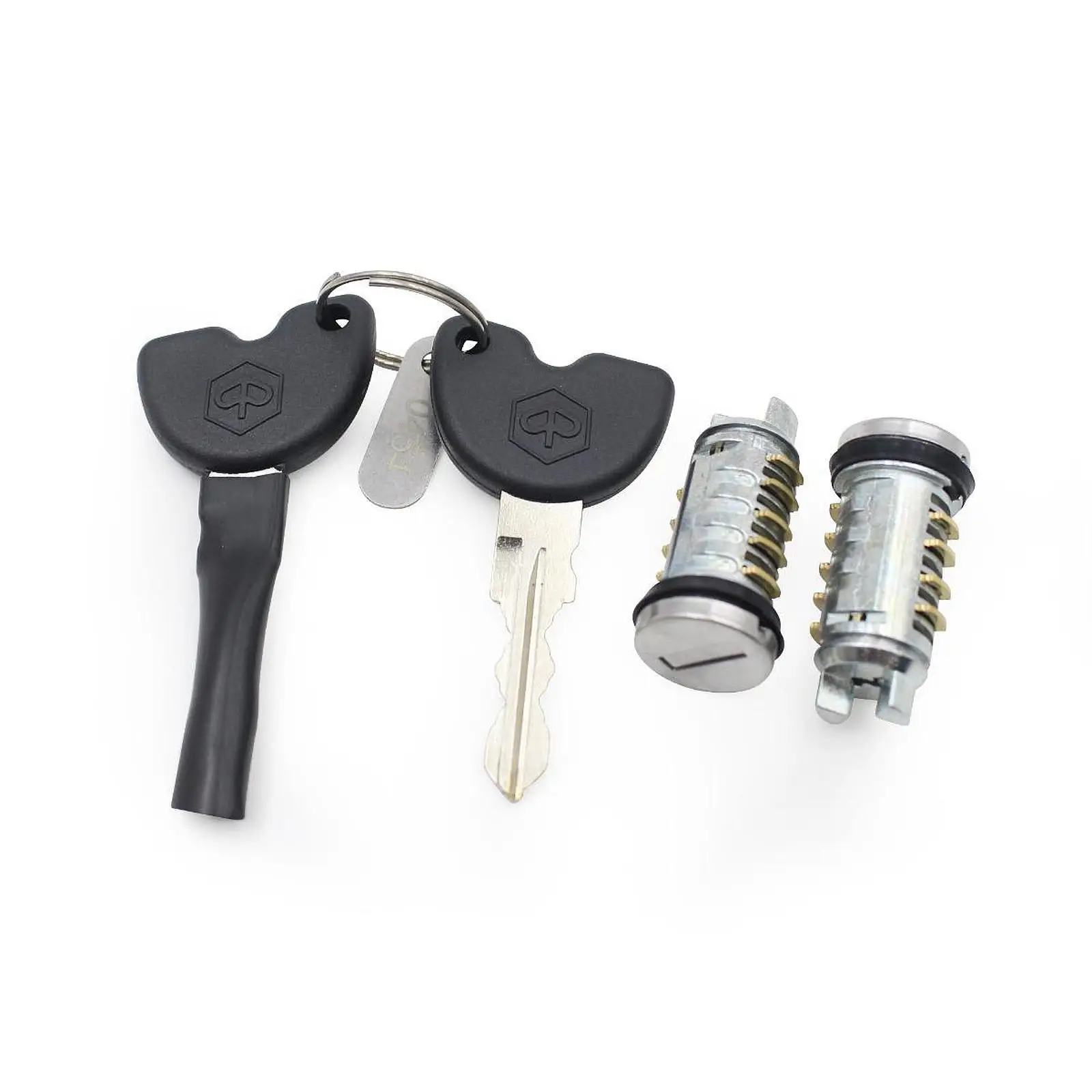Motorbike Ignition Lock Cylinder Sturdy Metal Plastic Kit for VESPA ET2 ET4 50cc Scooter Upgrade