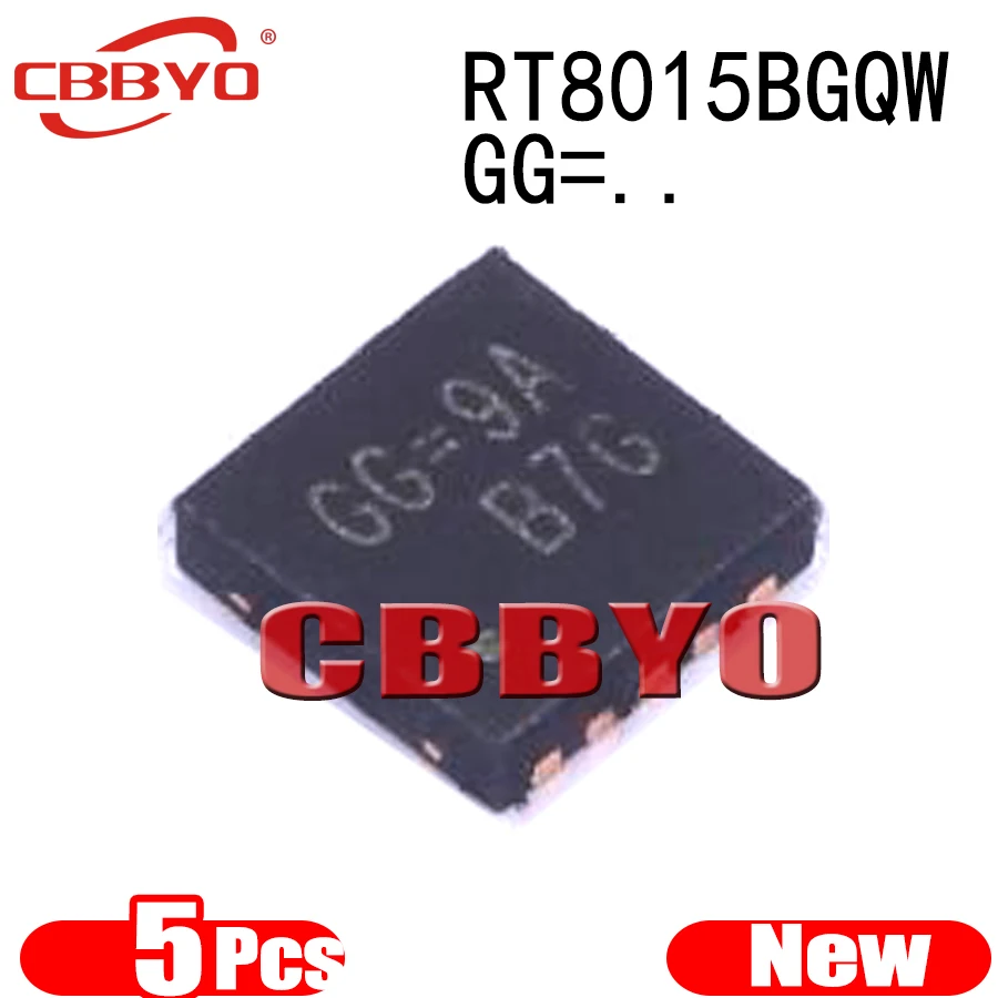 (5piece)100% New RT8015BGQW RT8015B GG=.. QFN