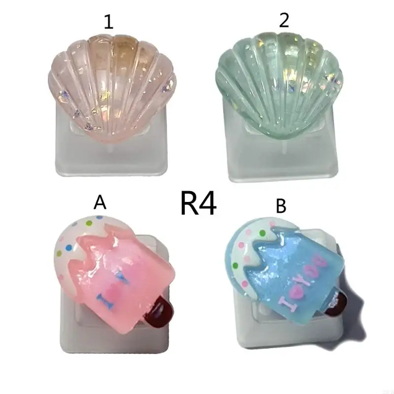 20CB Mechanical Keyboard Keycaps Pink Cartoon Pbt Keycap Accessory