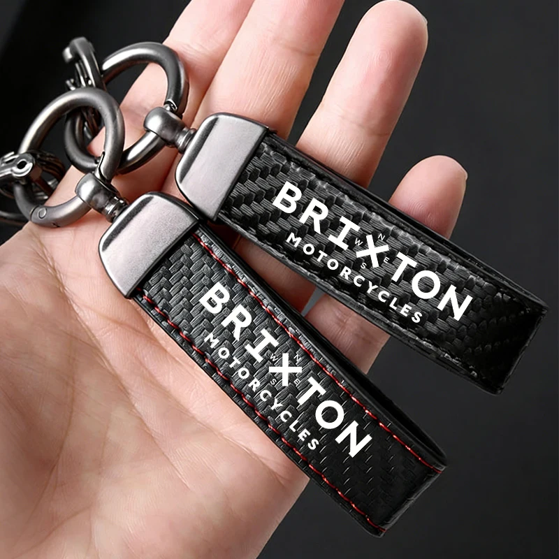 Porta llaves de cuero de alta calidad para motocicleta BRIXTON Cromwell 1200 125 250 Crossfire Felsberg Stor Sunray