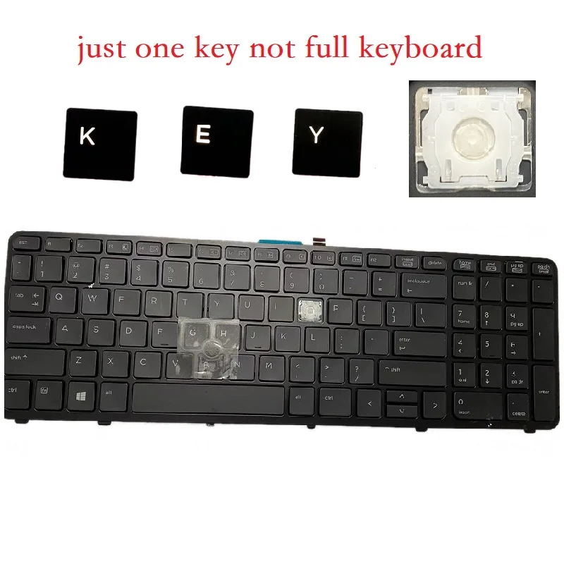 Keycaps chaves scissor clipe dobradiça para hp zbook 15 17 840 g1 g2 g3 240 250 pavilhão elitebook envy key cap teclado do portátil chaveiro