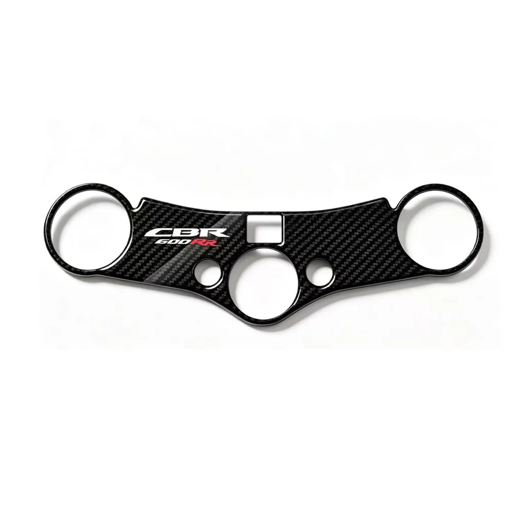 FOR Honda CBR600RR 2007-2016 3D Carbon-look Upper Triple Yoke Defender Case