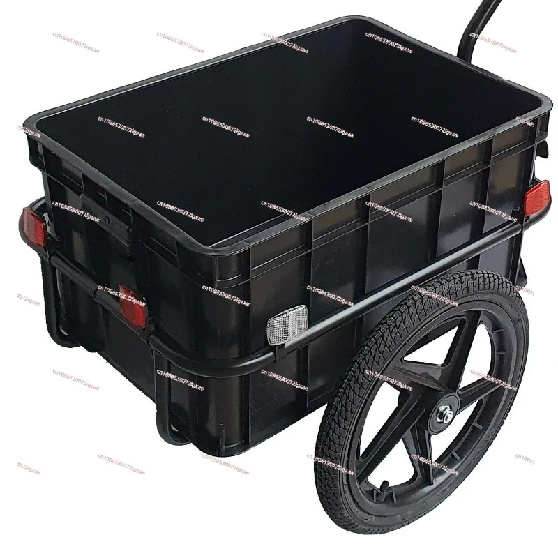

Folding Removable Bike Trailer Colored Field Trip Camping Pet Mountain Bike Trailer