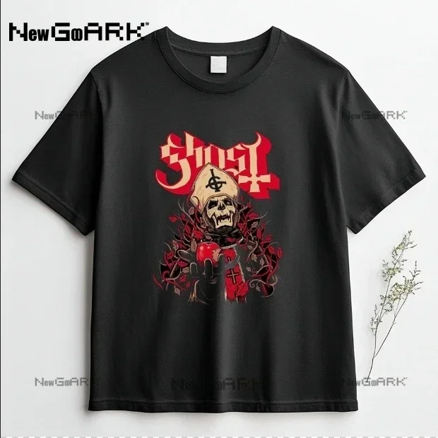 Heavy Rock Band T-Shirts Funny Ghost BC for Men Women O Neck Summer Casual Cotton Short Sleeve Tees Fashion Streetwear Men Tops