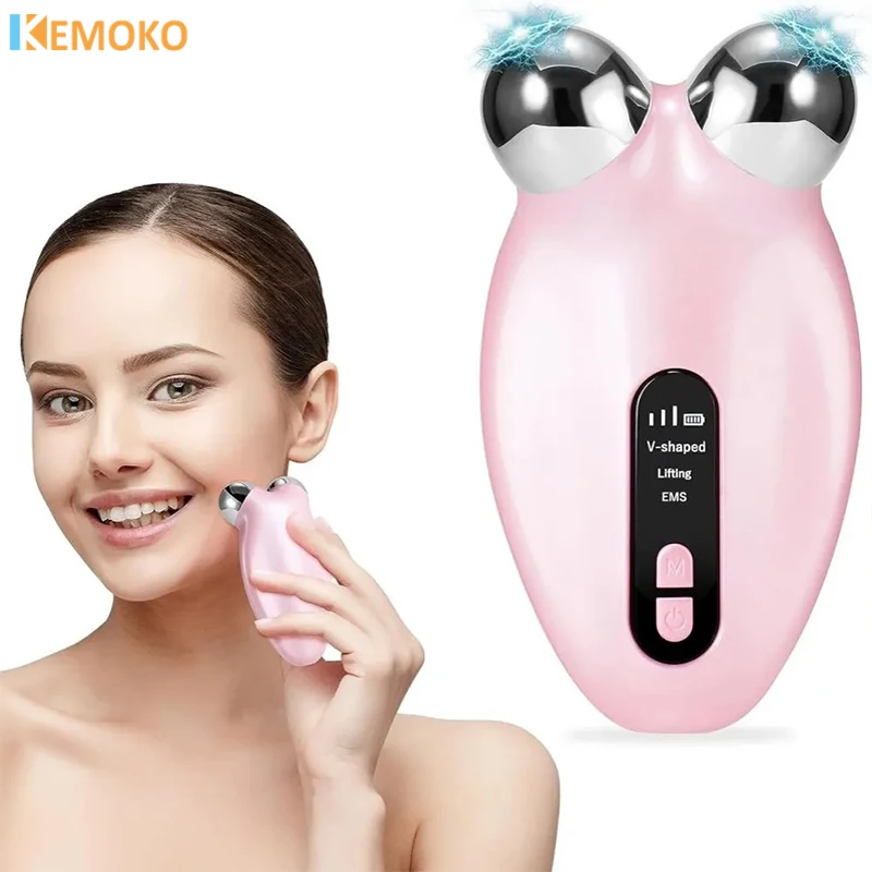 

Face Lifting EMS Massager EMS Microcurrent Face Massager Facial Wrinkle Lifting Machine Face Reduce Double Chin Wrinkle Removal