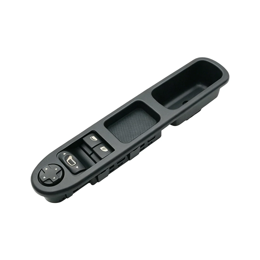 6554QC Driver Side Power Window Control Switch with Dual Lift Buttons for For 207 2006-2014 and For C3 2009-2014