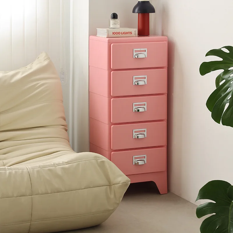 

Japanese retro home Internet celebrity living room sofa side cabinet file storage cabinet creative drawer