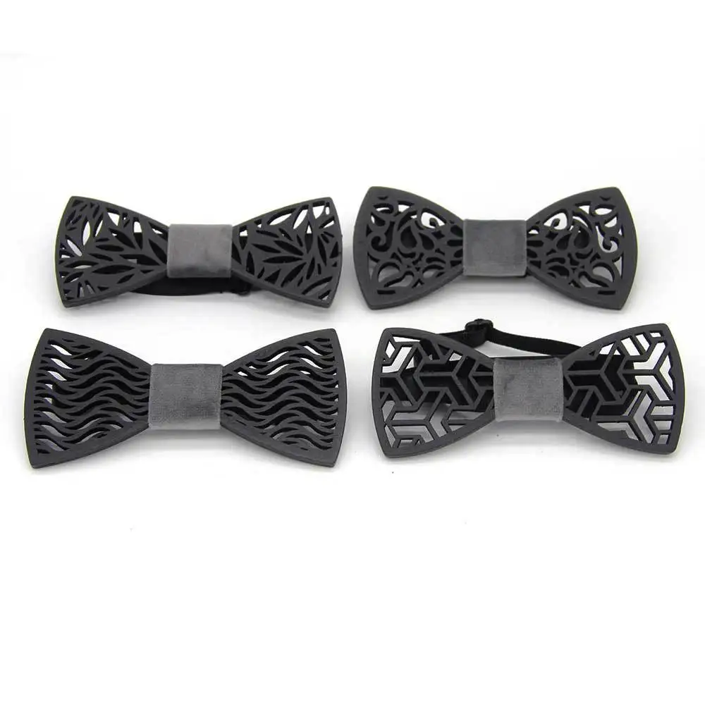 هدية عيد الميلاد الرجال ربطات القوس الخشبية شهم العريس ربطات العنق الخشبية فراشة حفل زفاف ربطات القوس فيونكة فراشة ربطة عنق الموضة للرجل #3