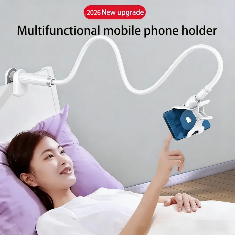 

360 Clip Mobile Phone Holder Stand Portable Flexible Lazy Bed Desktop Bracket Desk Mount Stand Base For iPhone Samsung Xiaomi