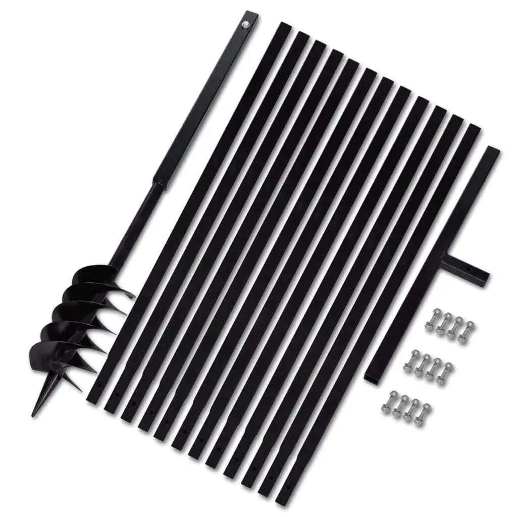 

Heavy Duty Adjustable Ground Drill Handle with 42ft Steel Extension Tube 4.72