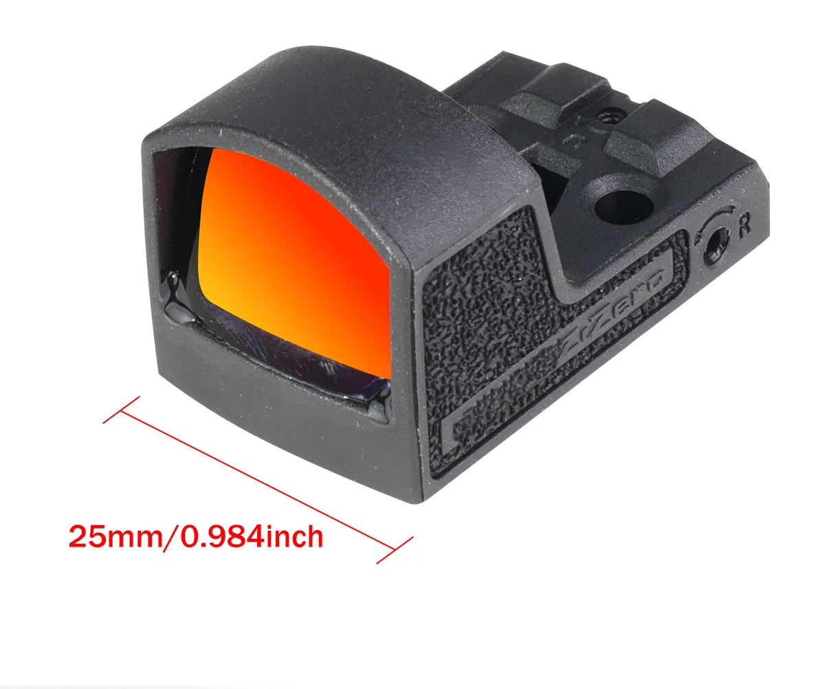 R-ZERO Tactical 3MOA Red Dot Sight Optics Reflex Scope Hunting Shake-Awake Original Compact Scopes for Glo*k Sight view 6