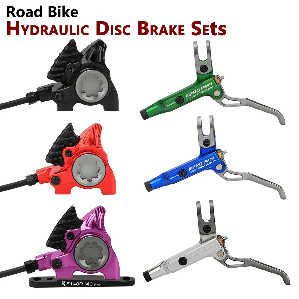 

Split Road Bike Oil Disc Brake Sets 850/1550mm Aluminum Alloy MTB Racing Bicycle Hydraulic Disk Brake Calipers & Levers