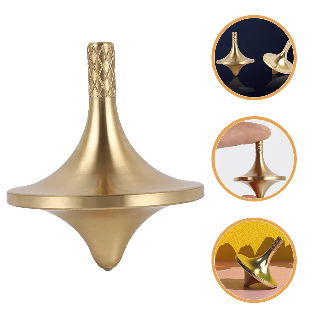 성인용 구리 자이로스코프, 무게감 없는 휴대용 자이로스코프, 스트레스 해소용 재미있는 책상 피젯 게임, 파티 선물