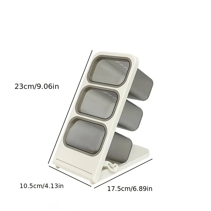 1pc Large Capacity Slanting Desk Organizer, Pen Holder for Office, Marker Storage Shelf, Desktop Stationery Rack