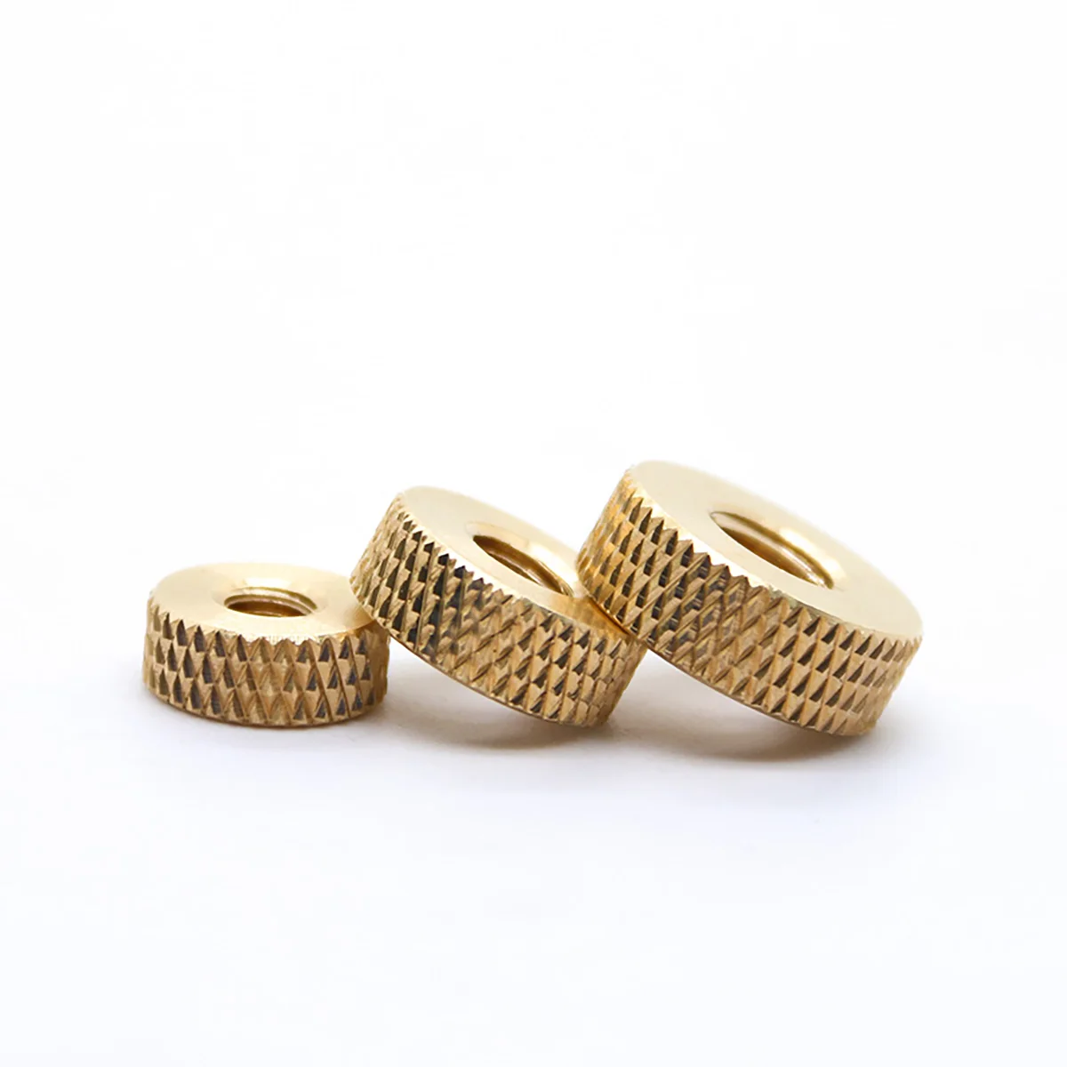 Brass Knurled Hand Nut / Mesh Nut M3-M8