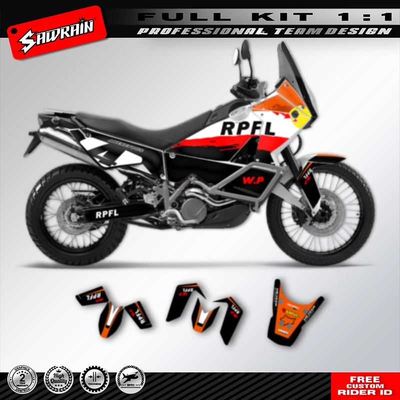 

Sawrain For KTM 990 ADV R S 2003-2016 Custom Team Motorcycle Graphics Backgrounds Decals Stickers Kits